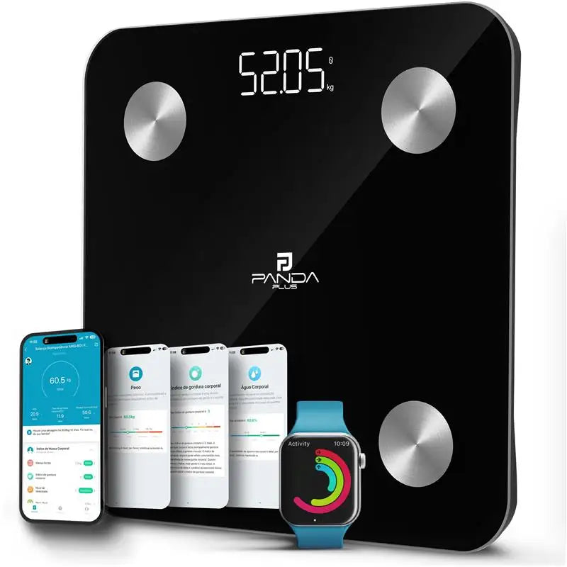 Balança de Bioimpedância Smart 180kg Bluetooth