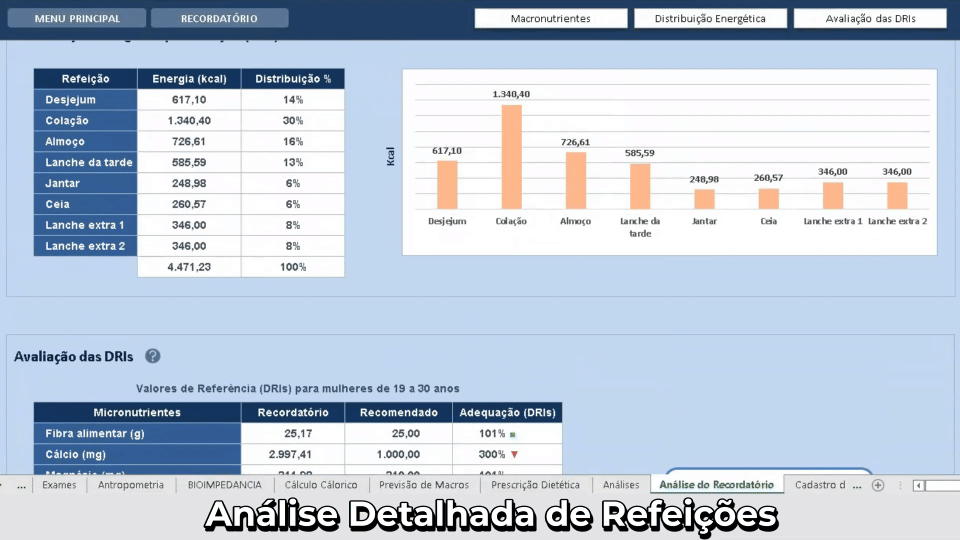 Ferramenta Premium para Elaboração de Planos Alimentares