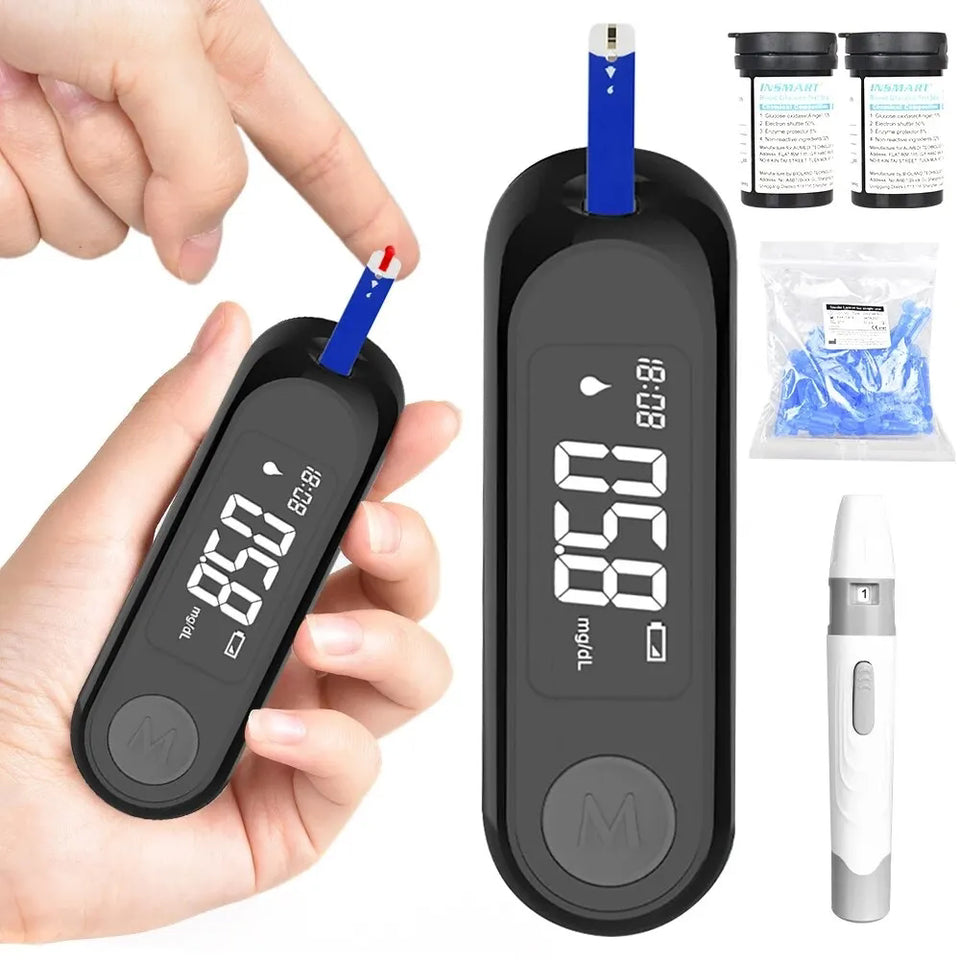 Medidor de Glicose com 50 Tiras e lancetas