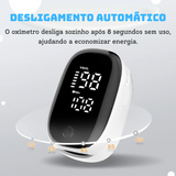 Oxímetro de Dedo Portátil com Display LED – Monitor de Saturação de Oxigênio (SpO2)