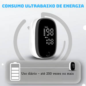 Oxímetro de Dedo Portátil com Display LED – Monitor de Saturação de Oxigênio (SpO2)