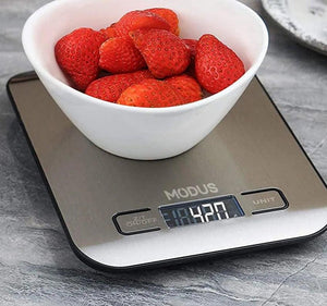 Balança Digital de Cozinha em Inox - NutriPulse