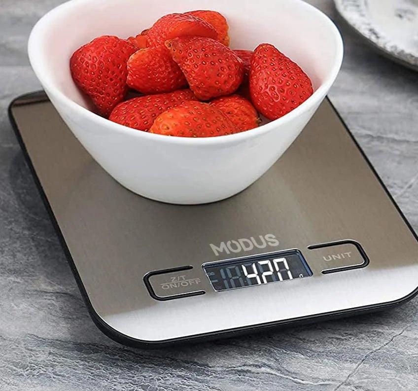 Balança Digital de Cozinha em Inox - NutriPulse