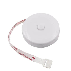 Fita Antropométrica com retração automática - 150 cm Preta - NutriPulse