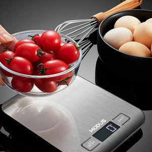 Balança Digital de Cozinha em Inox - NutriPulse