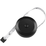 Fita Antropométrica com retração automática - 150 cm Preta - NutriPulse