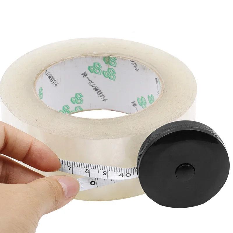Fita Antropométrica com retração automática - 150 cm Preta - NutriPulse