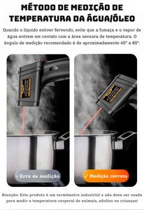 Termômetro Digital Infravermelho – Alta Sensibilidade e Medição Rápida